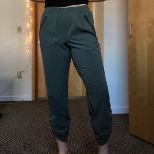 Athleta army green joggers